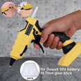thumbnail image 2 of Cordless Hot Melt Mini Glue Gun w/ 30 Sticks Hobby Craft DIY for Dewalt Battery, 2 of 5