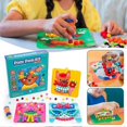thumbnail image 2 of Kids Gifts PomPom Crafts Set Cute Animal PomPom Art Kit Fine Motor Toy Set Birthday Gift for Kids Ages 3+, 2 of 5