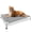 Triangle-Large, variant on Elevated Pet Bed, Small, Triangle-6 Sided Bolster, For Dogs