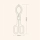 thumbnail image 2 of Baby Bottle Tongs, Multi-Functional Non-Slip Nursing Hot Bottle Nipple Tong, Milk Bottle Clamp, 2 of 4