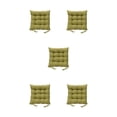 thumbnail image 2 of Naiovety Cojín de asiento de lino, reemplazo cuadrado de algodón PP, Color sólido, sillón de oficina que no se desvanece, silla de Type2 NO2, 2 of 6
