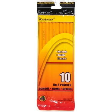 Bulk Buys Pencils - No.  2 - 10 count - Case of 48