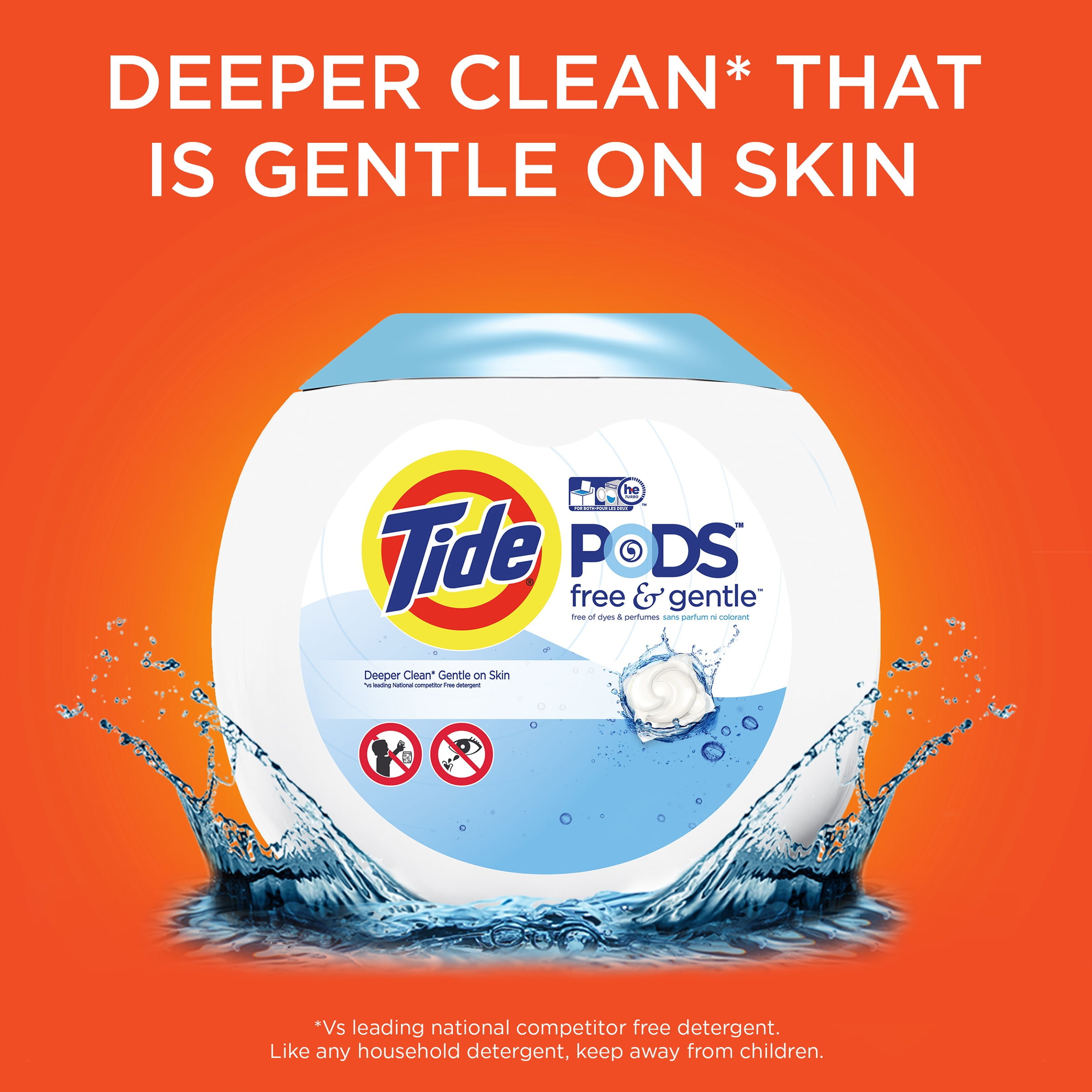 Tide Pods Free & Gentle, Laundry Detergent Pacs, 81 ct.