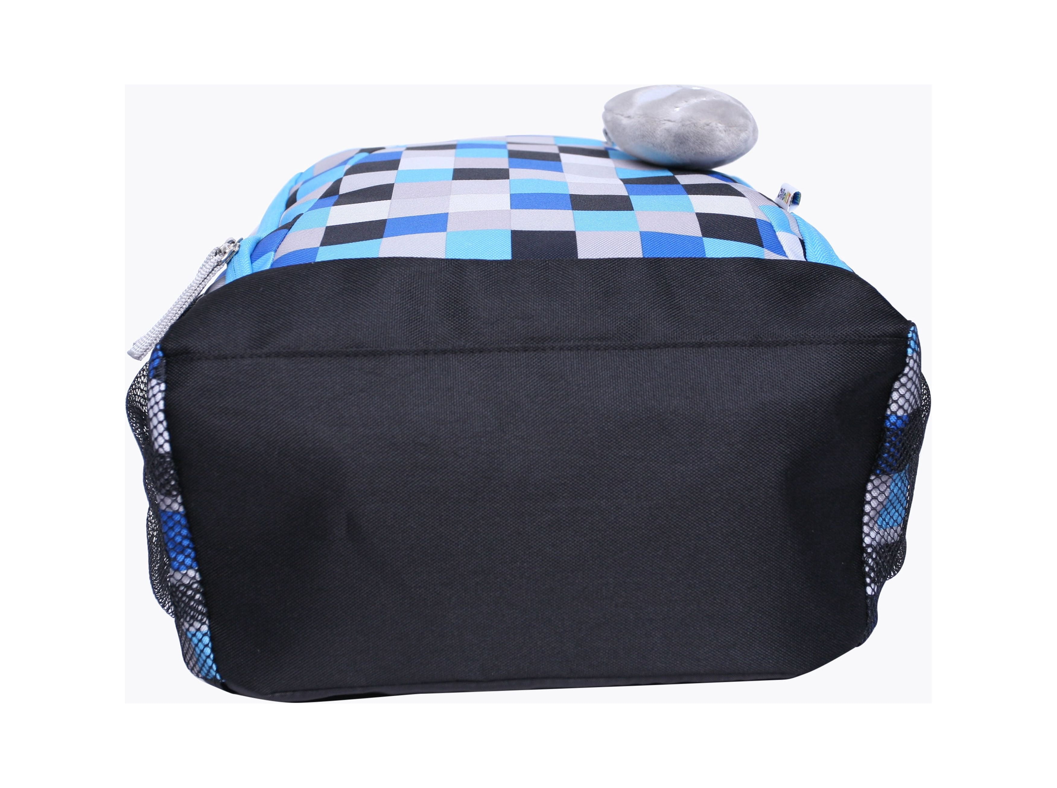 Crckt Kids 15" Backpack, Blue Grid