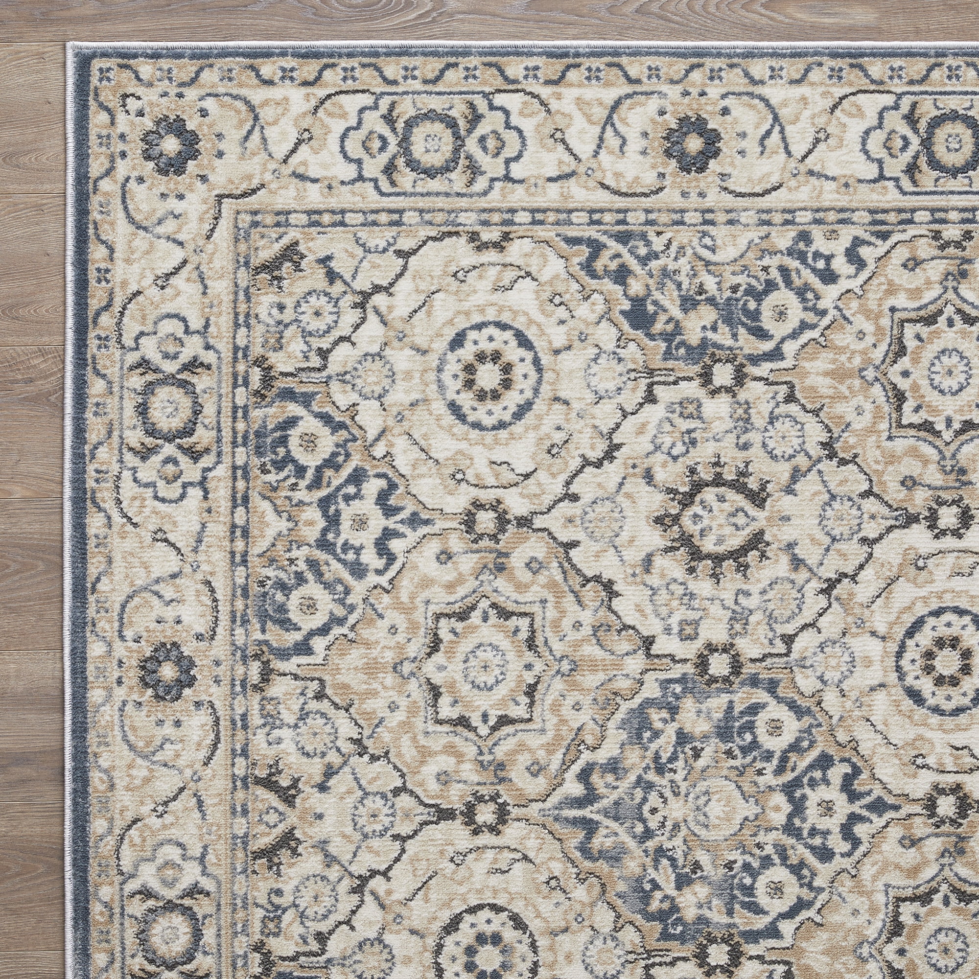 Loomaknoti Kehleigh Dravan 6' x 9' Beige Oriental Indoor Area Rug