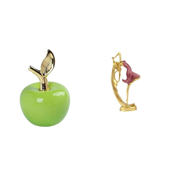 Figura De Cerámica Con Forma De Fruta, Escultura Y Estatua De Bailarina De Ballet, Adorno Artístico De Resina Para El Hogar, La Oficina, La Cafetería, La Sala De Estudio, El Dormitorio De