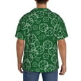 thumbnail image 3 of Kdxio Men's Hawaiian Shirt for Men Short Sleeve Shirt Soccer Summer Casual Holiday Beach Button Down T-Shirts, 3 of 5