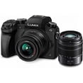 thumbnail image 1 of Cámara digital sin espejo Panasonic LUMIX G7 4K DMC-G7WK Paquete de doble lente, 1 of 8