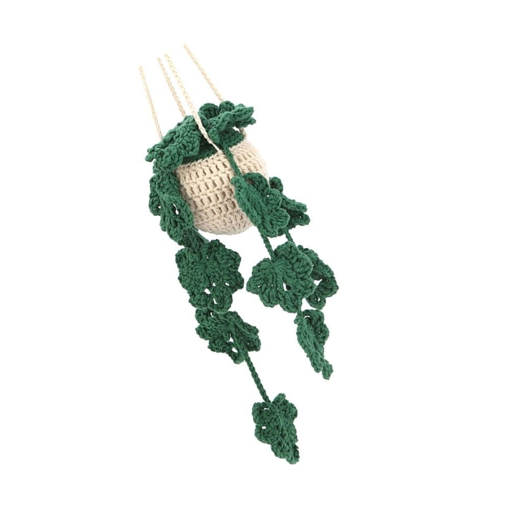 Crochet Kits Hanging Potted Plant Crochet Material with Yarn Crochet Hooks DIY Crochet Starter Kits for Beginners Adults