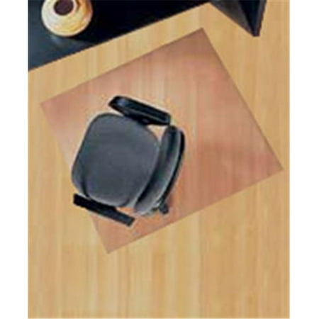 E.S. Robbins 131829 46 X 60 Rectangular Hardwood Economy Straight Edge Chairmat - Er10 .085