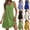 Black, variant on Summer Dresses for Women 2024 Sleeveless Mini Dress Sundresses Striped Printed Casual with Pockets Boho Beach Dress T-Shirts Dress V Neck Loose Tank Dresses Green L