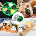 thumbnail image 4 of 6 Holes Sushi Mold Onigiri Rice Ball Bento Press Maker Mold Kitchen Jq, 4 of 6