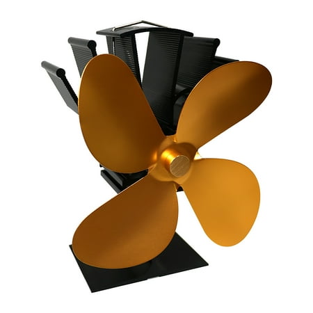 

Christmas Savings Feltree Fan Clearance Stove Fan Wood Stove Fan Fireplace Fan Heat-powered Fan With 4 Blades