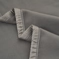 thumbnail image 2 of JML Lightweight Blanket with Satin Trim Dark Grey Throw, 2 of 5