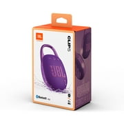 JBL Clip 5 Bluetooth Speaker and divvi! Protective Case Bundle - Purple