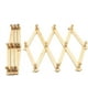 thumbnail image 4 of Perchero de madera natural extensible para colgar en la pared, con forma de acordeón, para sombreros, armarios y puertas., 4 of 5