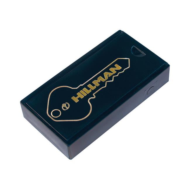 Details about   Hillman Keymates Plastic Magnetic Auto Home Key Case Dual Magnets Black Silver 