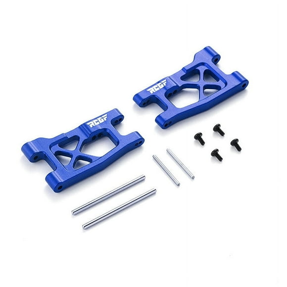 ziyahi RCGOFOLLOW Bras de Suspension avant Inférieur en Alliage d'Aluminium Amélioré pour 1/18 Latrax Bleu Foncé