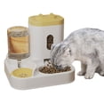 thumbnail image 1 of Alimentador Alimentos Gato Y Dispensador 2 en 1 Gravedad Comederos Automáticos para Gatito Cachorro Perro Interior, 1 of 9