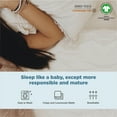 thumbnail image 4 of Fabdreams 100% Organic Cotton GOTS Certified 300 TC Percale King Fitted Sheet | Ivory, 4 of 9