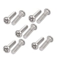 thumbnail image 1 of Unique Bargains M6x25mm 304 Stainless Steel Button Head Torx Security Tamper Proof Screws 10pcs, 1 of 5