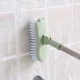 thumbnail image 5 of Vxdvou Tub and Tile Cleaner Brush with Long Handle, Shower Brush for Bathroom Bathtubs, Toilet Floors, Baseboard Cleaner, Flexible Bristles for Deep Clean, 5 of 9