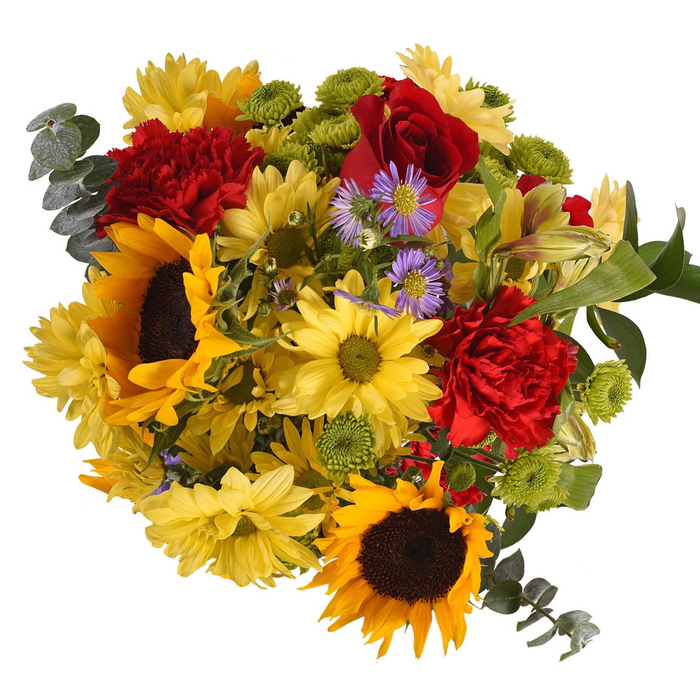 Touch of Sun Mixed Bouquet Fresh Cut 10 Pack