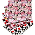thumbnail image 2 of Venta de telas de algodón para coser ropa, vestidos, acolchados, costura, patchwork, princesas de Disney, Mickey, Minnie Mouse, pato Donald, 2 of 5