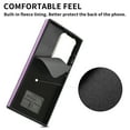 thumbnail image 4 of Wallet Case for Samsung S23 Ultra, Premium Leather Case with Card Holder, 360°Rotation Ring Kickstand, RFID Blocking Protective Magnetic Back Clsoure Case for Samsung Galaxy S23 Ultra, Purple, 4 of 13