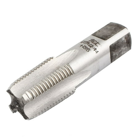 

Unique Bargains ZG1/2-14 BSP 55 Degree 4 Flutes HSS Pipe Thread Plug Tap 75mm Length