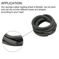 thumbnail image 4 of Uxcell Sealing Strip, Solid Round Sponge Rubber Weather Strip 8.2Ft x 0.67''W, 4 of 6