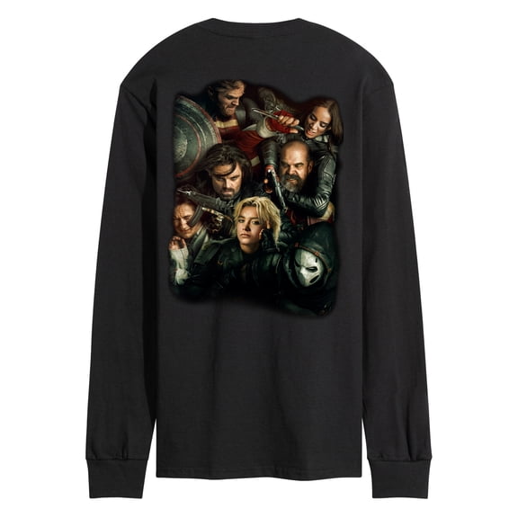 Thunderbolts - Collage - Men's Long Sleeve Graphic T-Shirt