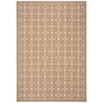 thumbnail image 6 of SAFAVIEH Courtyard Alastar Geometric Indoor/Outdoor Area Rug, 2'7" x 5', Brown/Cream, 6 of 6