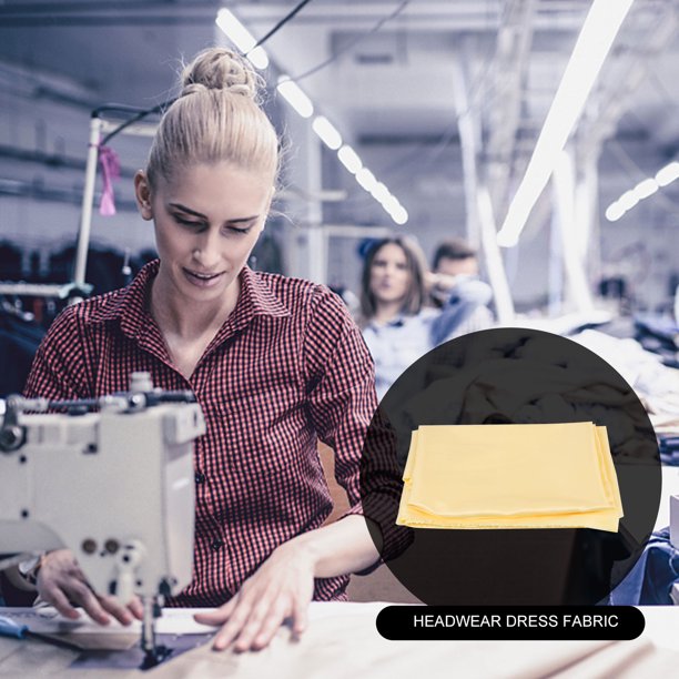 Greenadscape Tela Para Confección Y En Poliéster Amarillo Claro Para Accesorios Y Ropa
