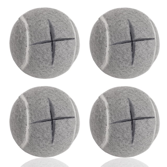 Precut Walker Tennis Balls 4 Pcs Balls with Precut Opening for Easy