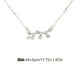thumbnail image 3 of Sonducket Ins Constellations Theme Amistad Collar Rhinestone Delicado Colgante para Lover Festival Gifts Sagittarius Silver Type3 NO3 Sonducket AP009335-14, 3 of 6