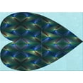 thumbnail image 1 of Ahgly Tapis Rectangulaire Lavable en Machine Intérieur Transitionnel Bleu Profond, 2 Pieds x 3 Pieds, 1 of 7