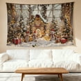 thumbnail image 7 of SOFIKAANMU Christmas Tapestries, Various Designs And Patterns, Winter Snow And Forest Tapestries, Bedroom And Dormitory Home Decor Tapestries, 6 Sizes, 80 X 60 Inches., 7 of 7