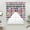 Black, variant on Spring Gnomes Swag Curtains for Kitchen/Bedroom/Living Room, Botanical Flowers Leaf Pink Buffalo Check Scalloped Curtains 63 Inch Long, Window Swag Topper Curtains Valances 2 Panels Set 36"x63"