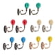 thumbnail image 4 of Par de sujetadores de cortinas de estilo clásico con borlas Verde, 4 of 9