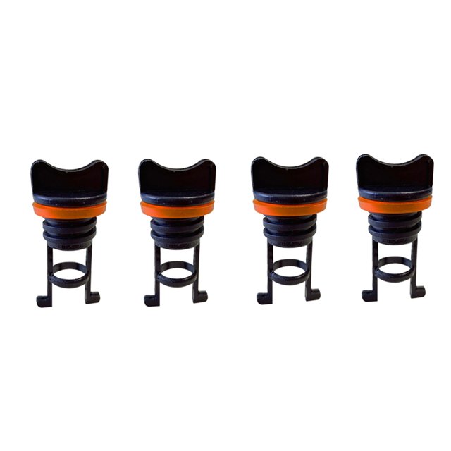 Kenally Paquete de 4 tapones de drenaje para kayak, anillo de sellado de goma portátil, protector exterior de canoa, tapón de drenaje de repuesto Type2 NO2 Kenally VI016234-02