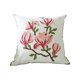 thumbnail image 2 of Funda de almohada estilo rural bordada, cojín para sofá de sala de estar, plantas pequeñas y frescas, flores, funda de almohada de algodón y poliéster., 2 of 6