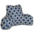 thumbnail image 1 of Majestic Home Goods Links Reading Pillow Navy Blue, 1 of 2