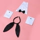 thumbnail image 2 of KAKOWELY Kit de disfraz de conejo para niños y adultos, conjunto de accesorios de cosplay para Halloween y Pascua, 2 of 4