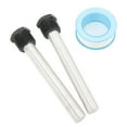 2 Pcs Water Heater Anode Rods 1/2in NPT Thread Magnesium Replacement ...