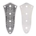 thumbnail image 3 of Plaque de contrôle du volume de rechange pour guitares basses jazz, argent et noir, 3 of 4