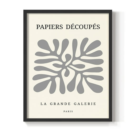 Matisse CCCXC in Black Solid Wood 8 x 10 Framed Print