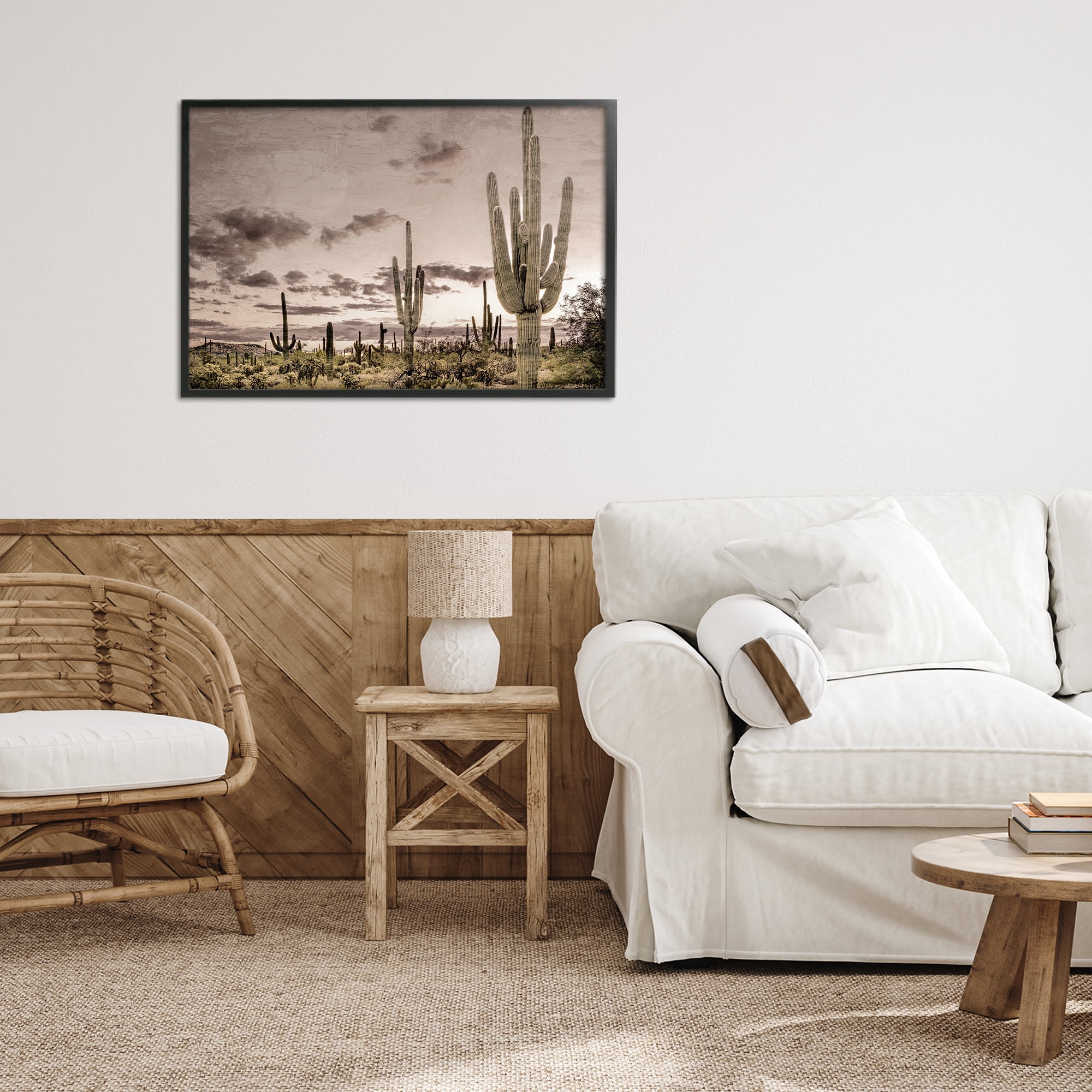 Stupell Industries Desert Sky Wilderness Black Framed Giclee Art, design by Kim Allen