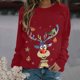 thumbnail image 1 of Pntutb - Sudadera con estampado navideño de manga larga para mujer, informal, a la moda, blusa Pntutb Pntutb-1232, 1 of 6