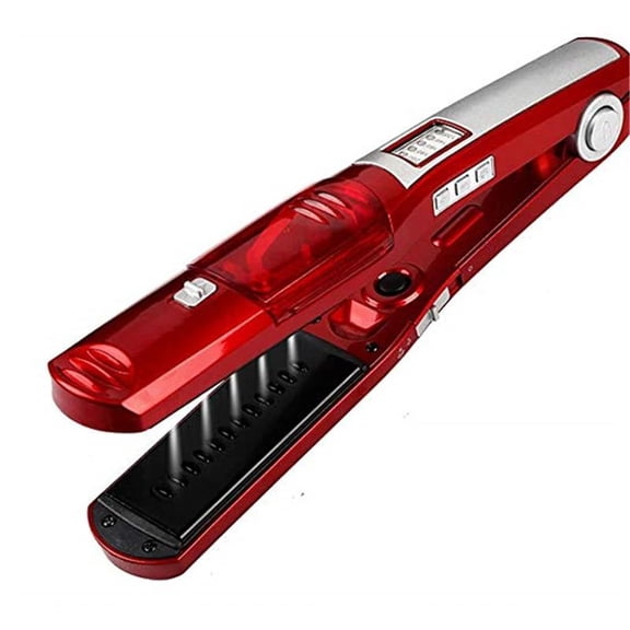 Portable 2 in 1 Flat Iron Steam Care Hair Straightener Steam and Dry Iron Hair Straighteners